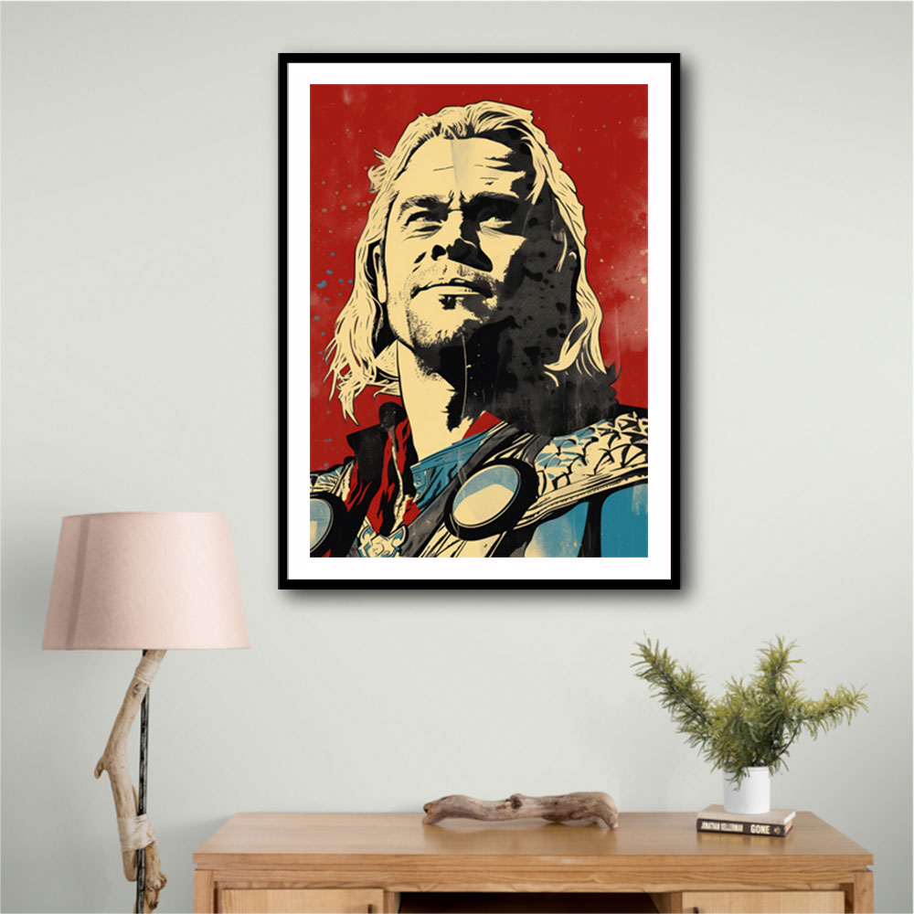 Thor Grunge Pop Wall Art