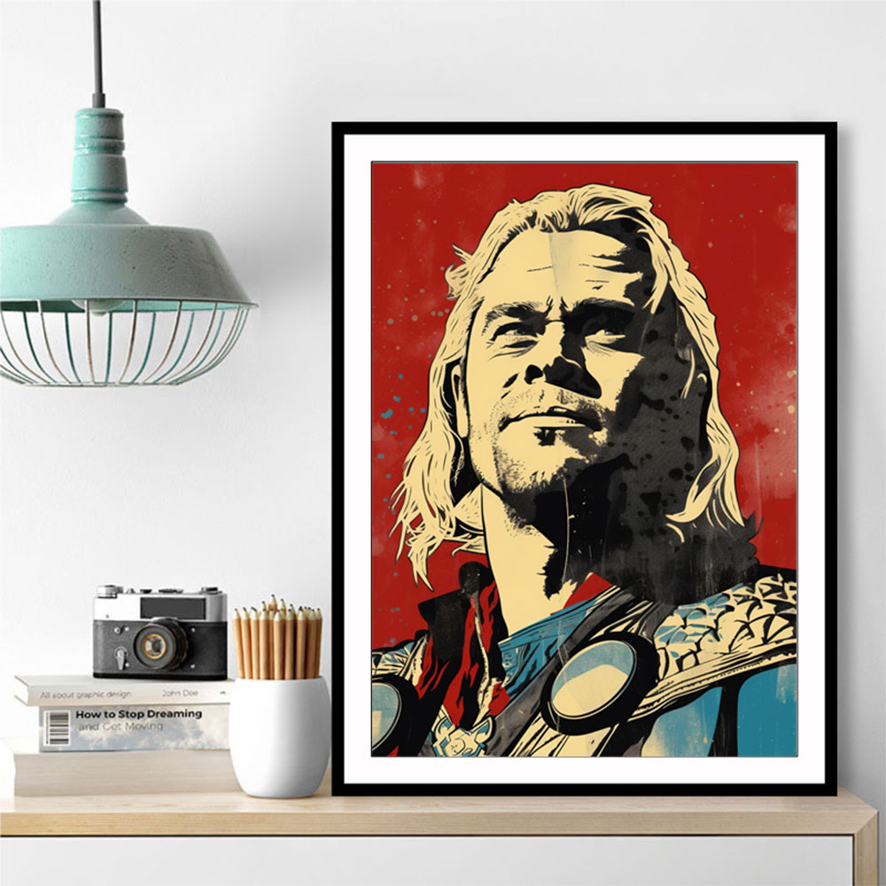 Thor Grunge Pop Wall Art