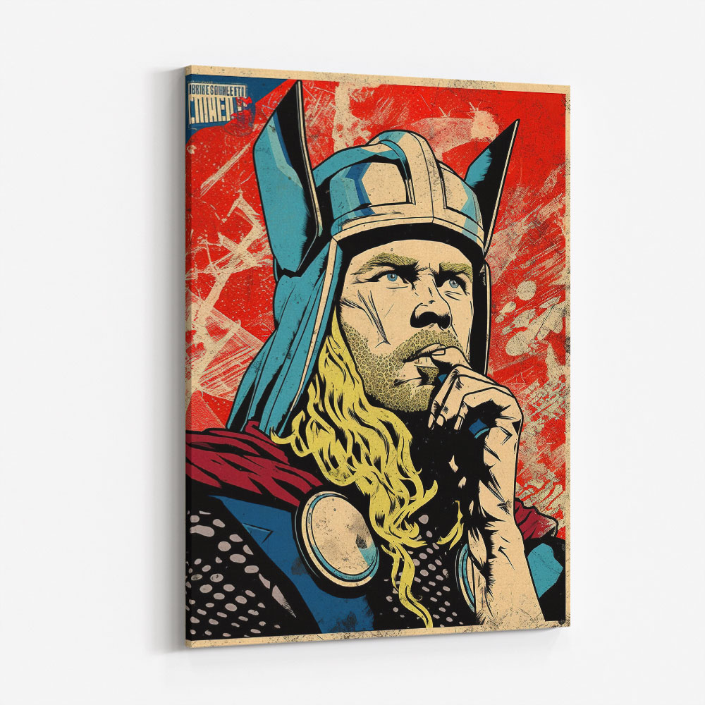 Thor Grunge Pop 1 Wall Art