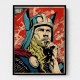 Thor Grunge Pop 1 Wall Art