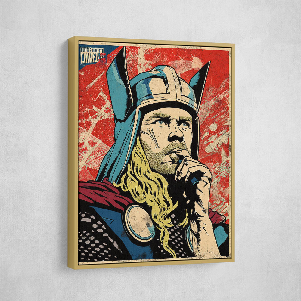 Thor Grunge Pop 1 Wall Art