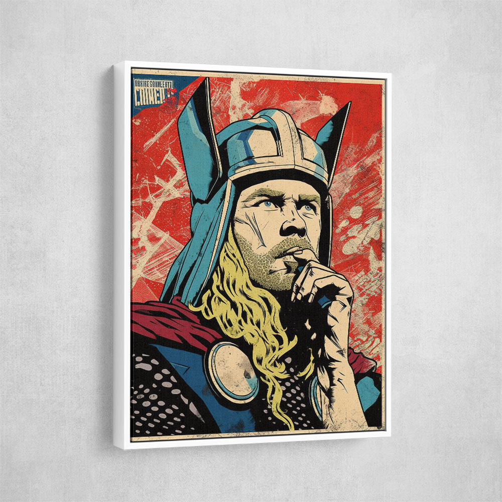 Thor Grunge Pop 1 Wall Art