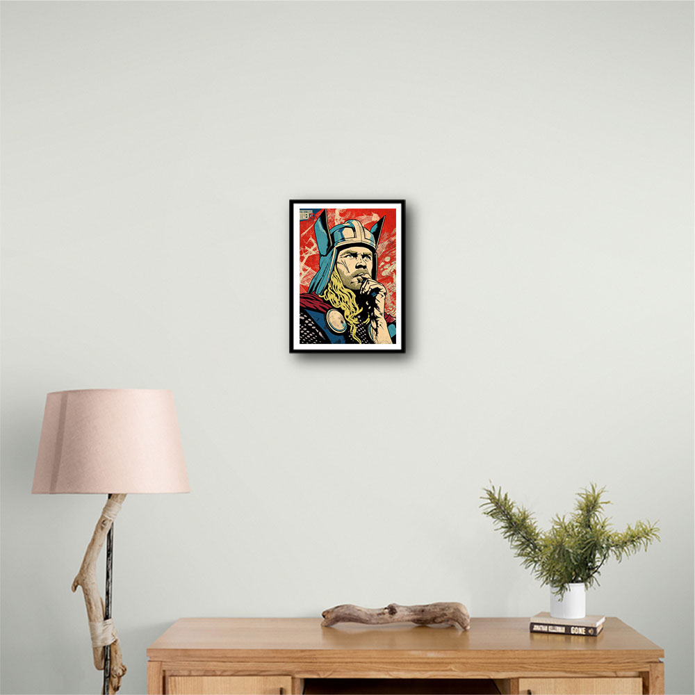 Thor Grunge Pop 1 Wall Art