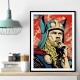 Thor Grunge Pop 1 Wall Art