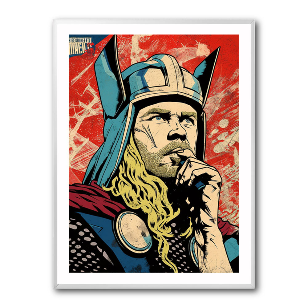 Thor Grunge Pop 1 Wall Art