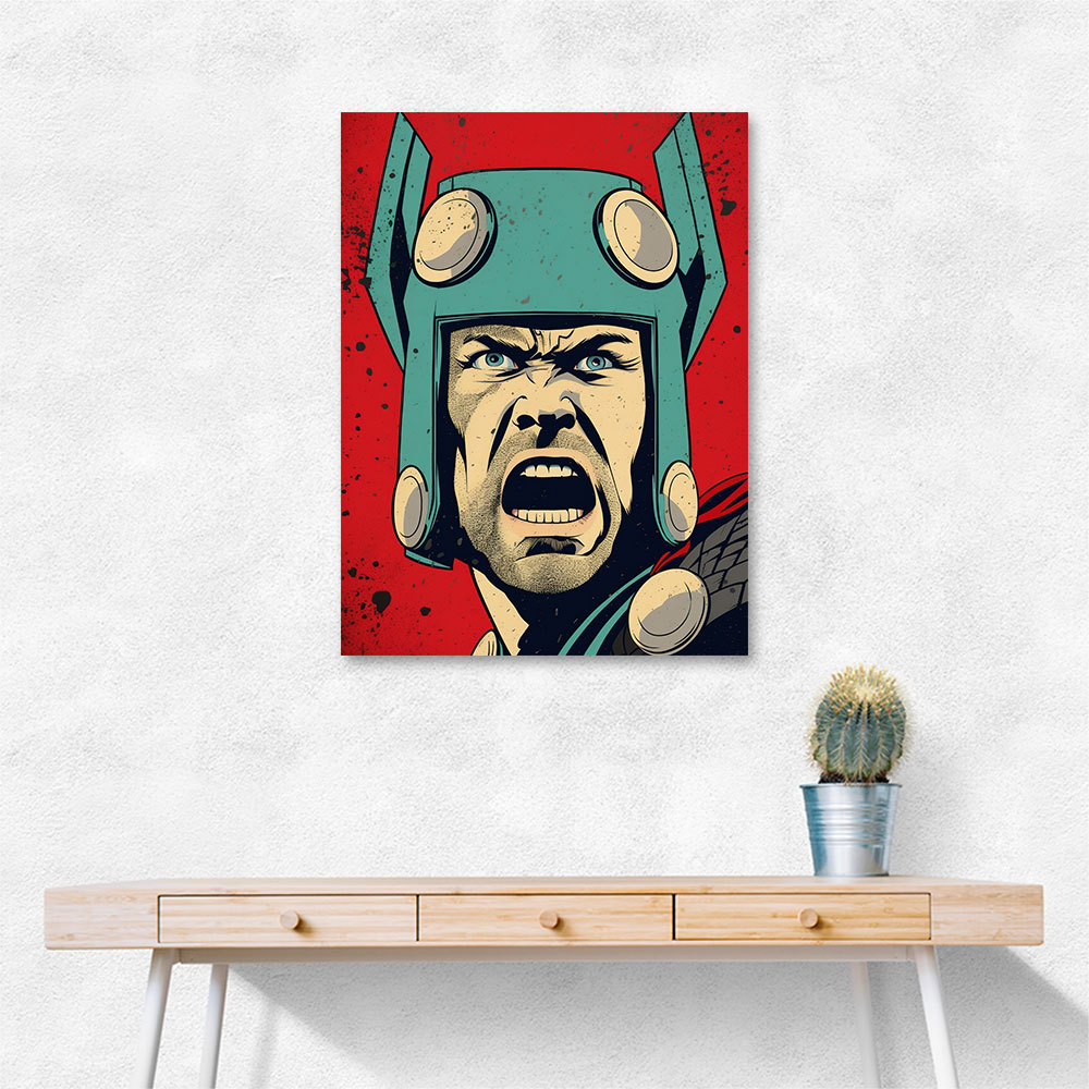 Thor Grunge Pop 2 Wall Art