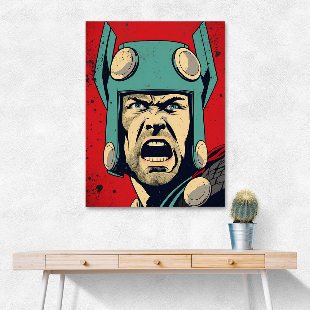 Thor Grunge Pop 2 Wall Art