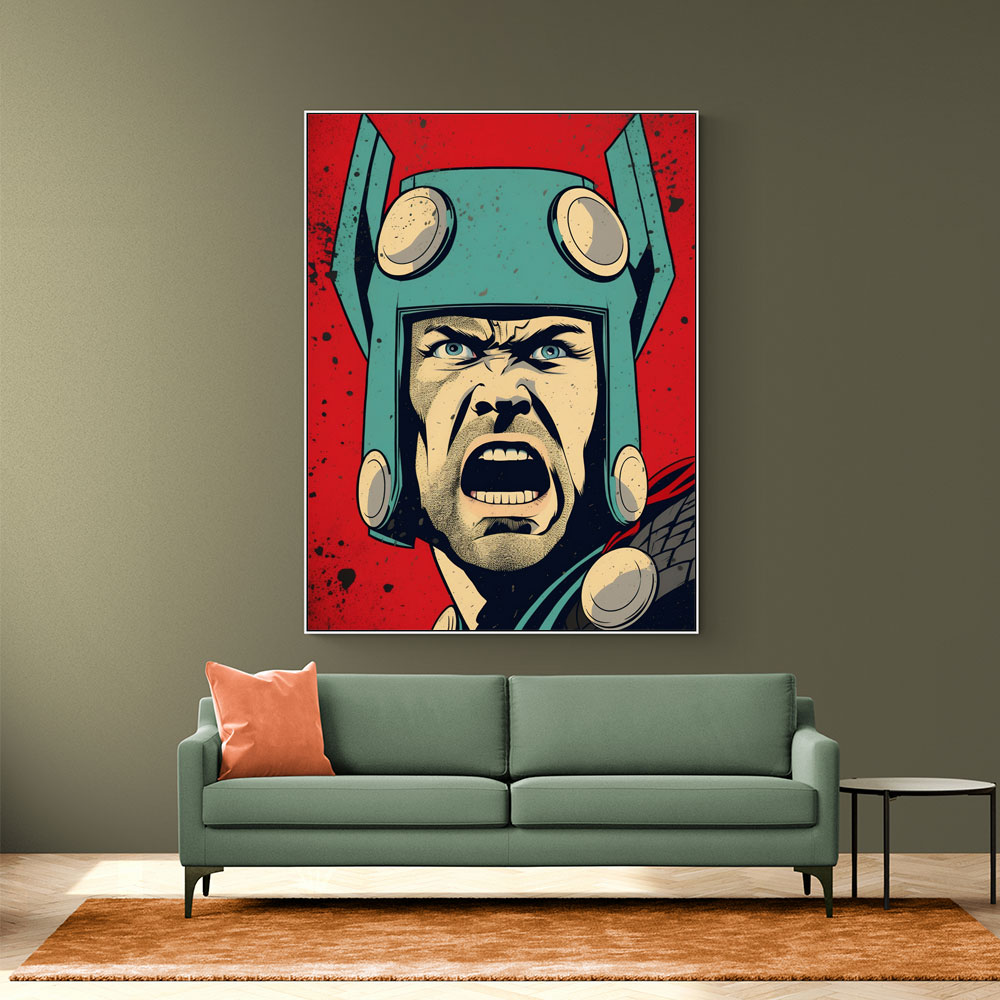 Thor Grunge Pop 2 Wall Art