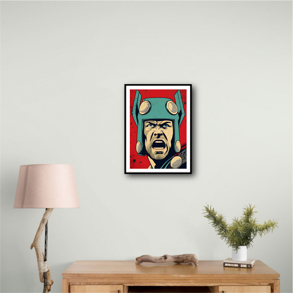 Thor Grunge Pop 2 Wall Art