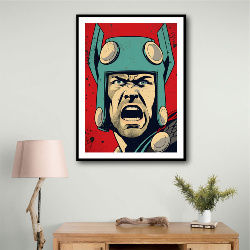 Thor Grunge Pop 2 Wall Art