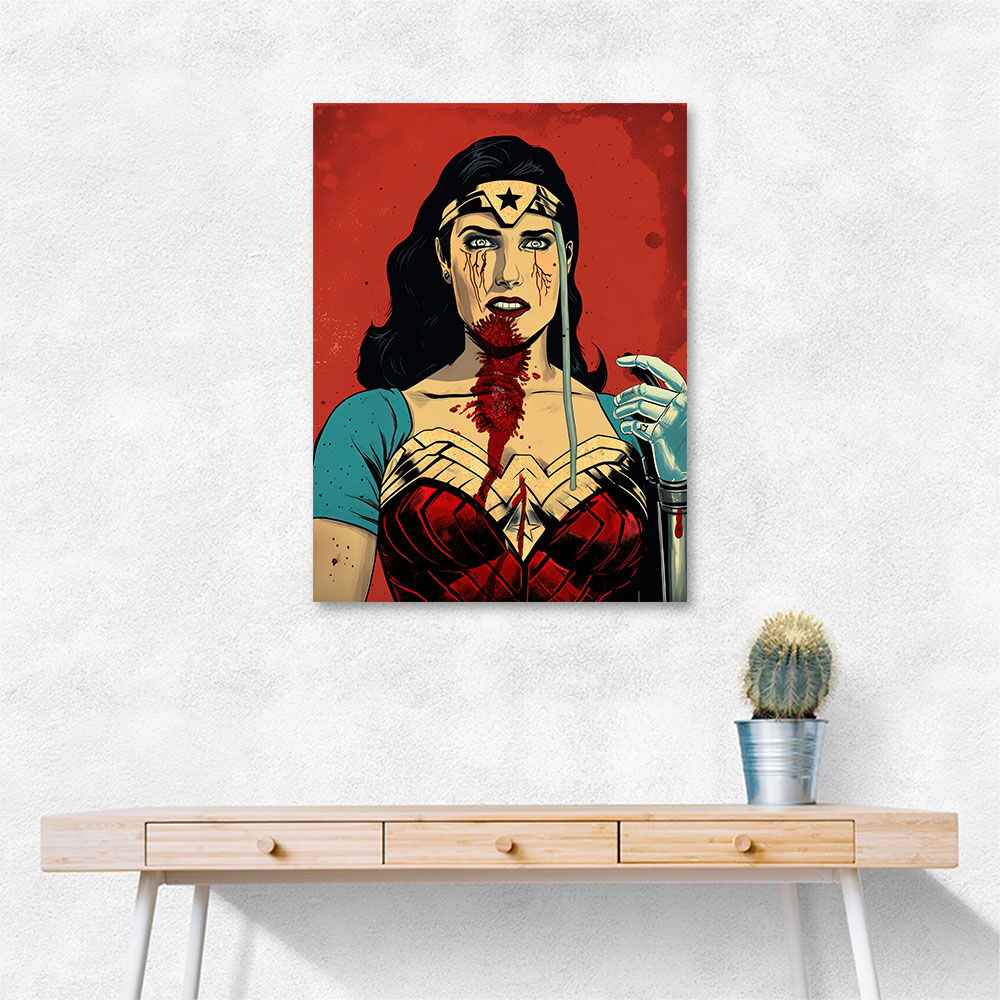 Wonder Women Grunge Pop Wall Art