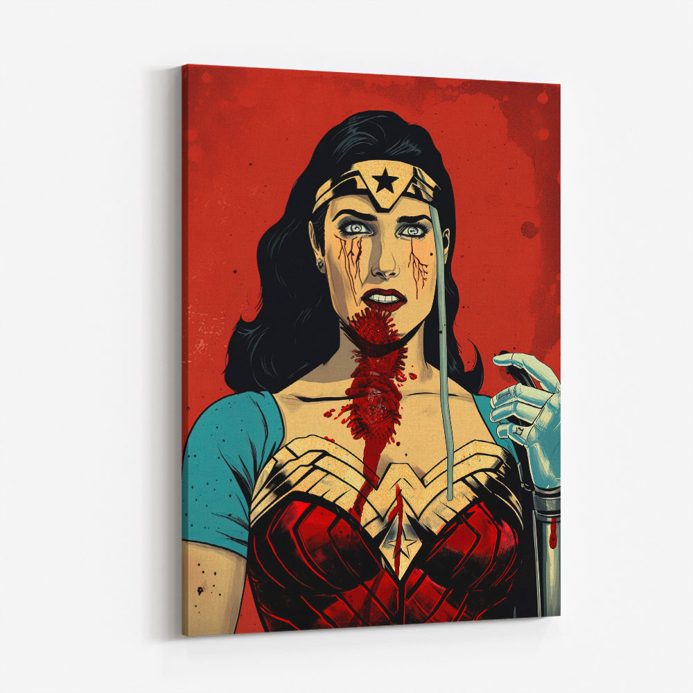 Wonder Women Grunge Pop Wall Art