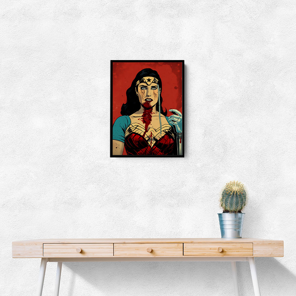 Wonder Women Grunge Pop Wall Art