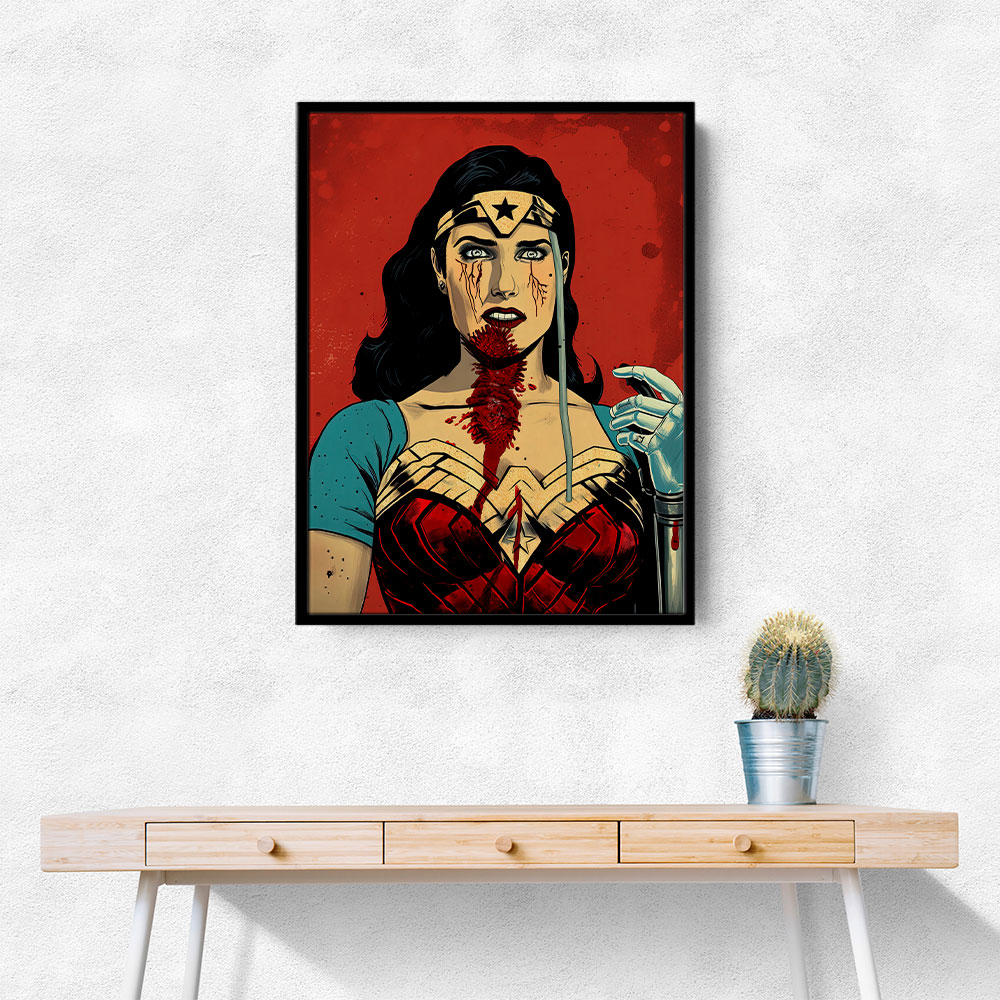 Wonder Women Grunge Pop Wall Art