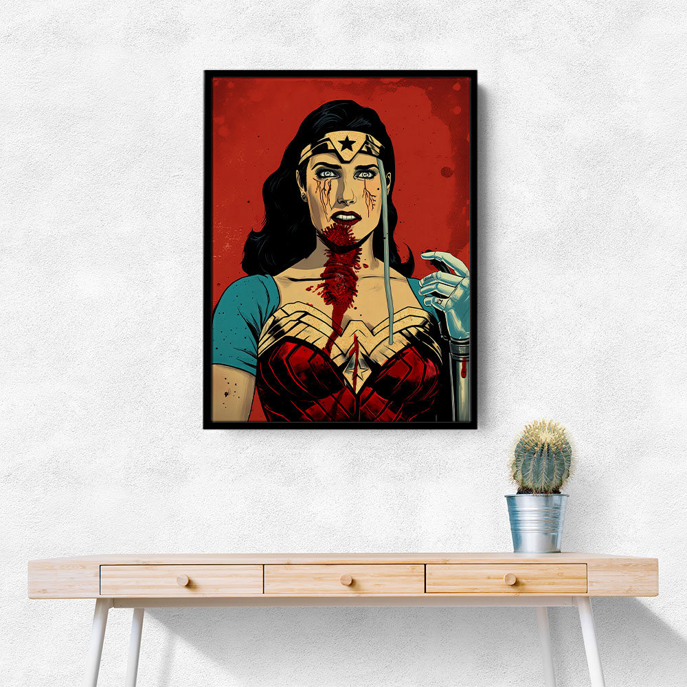 Wonder Women Grunge Pop Wall Art Wonder Women Grunge Pop Wall Art