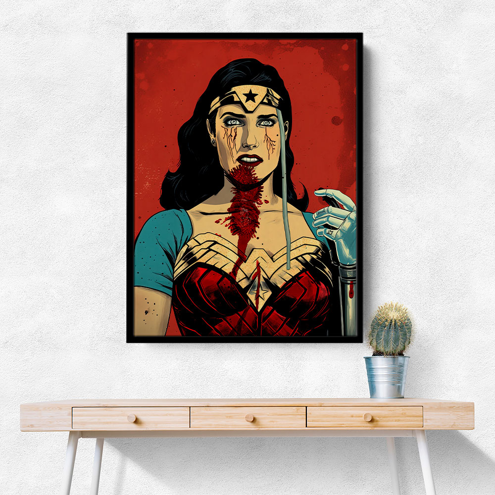 Wonder Women Grunge Pop Wall Art