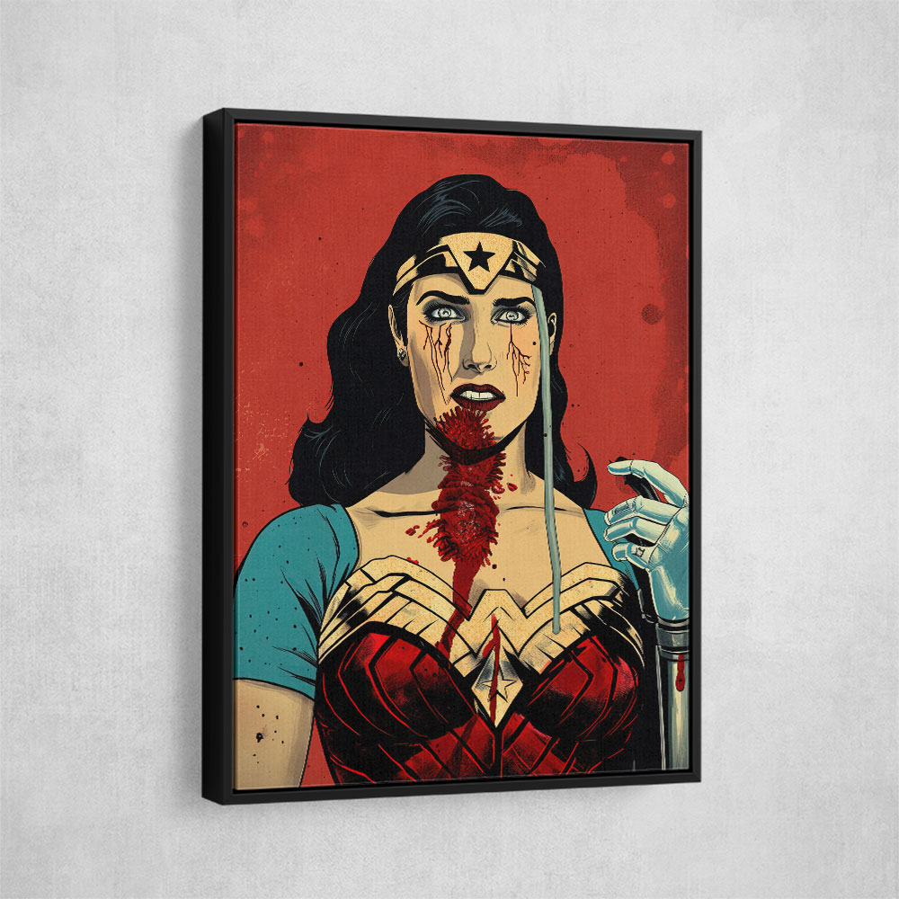 Wonder Women Grunge Pop Wall Art