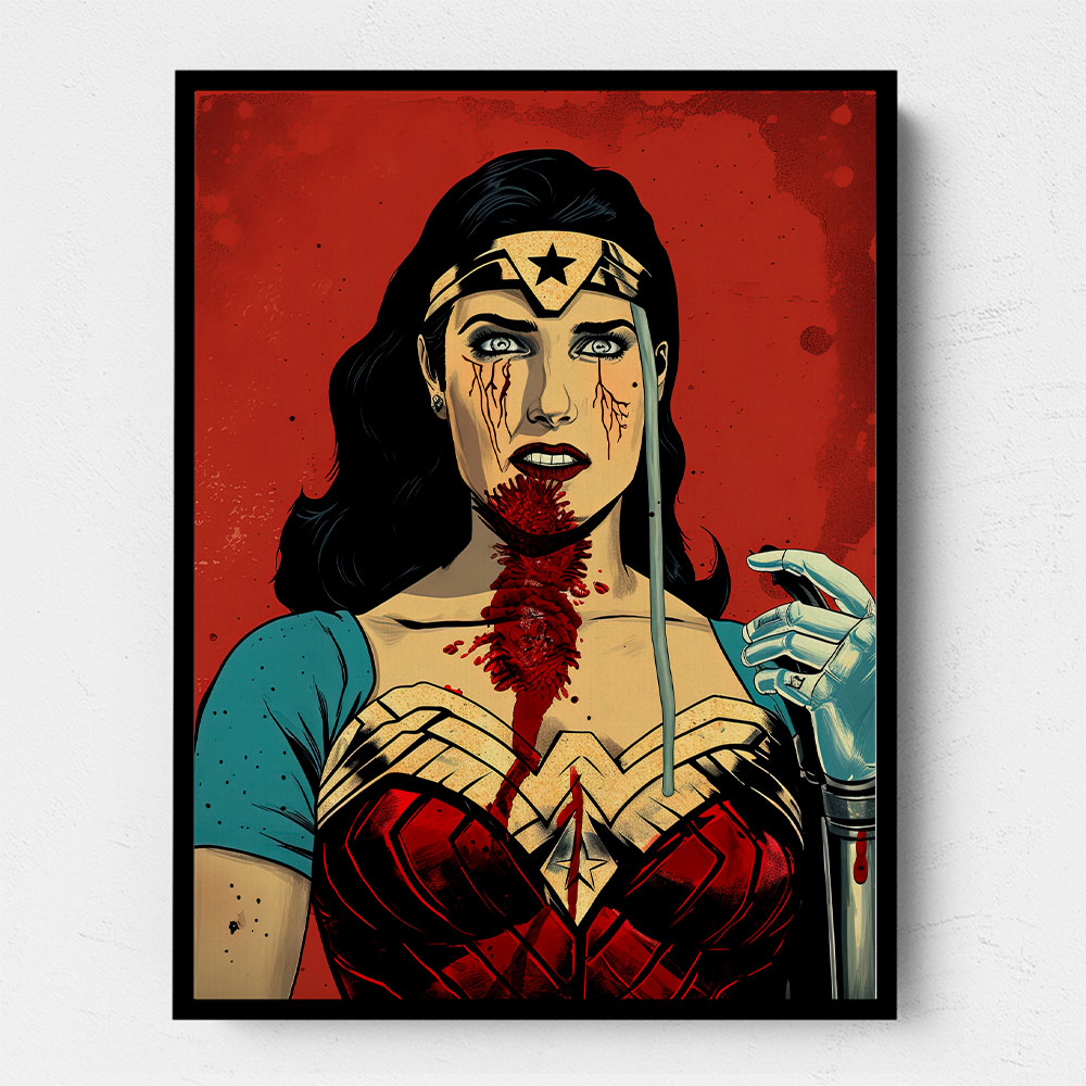 Wonder Women Grunge Pop Wall Art