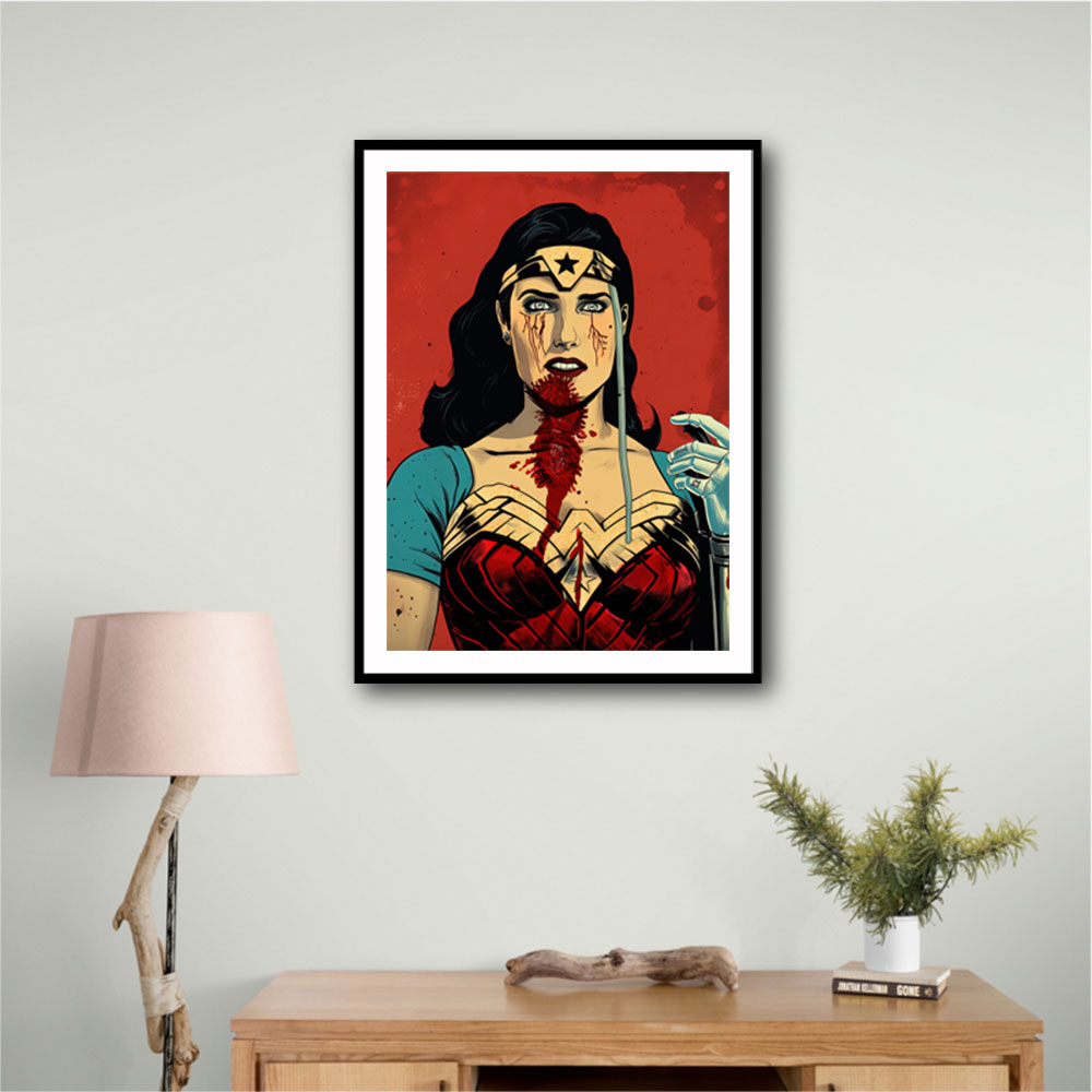 Wonder Women Grunge Pop Wall Art