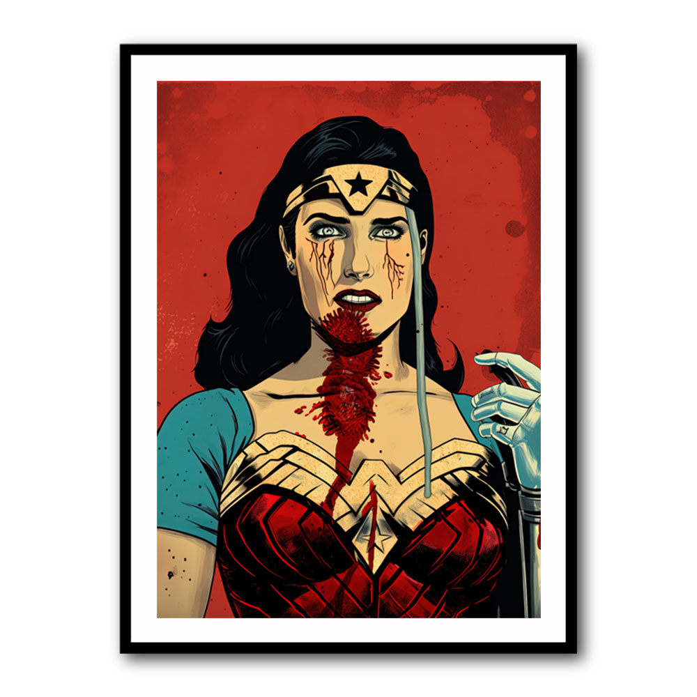 Wonder Women Grunge Pop Wall Art