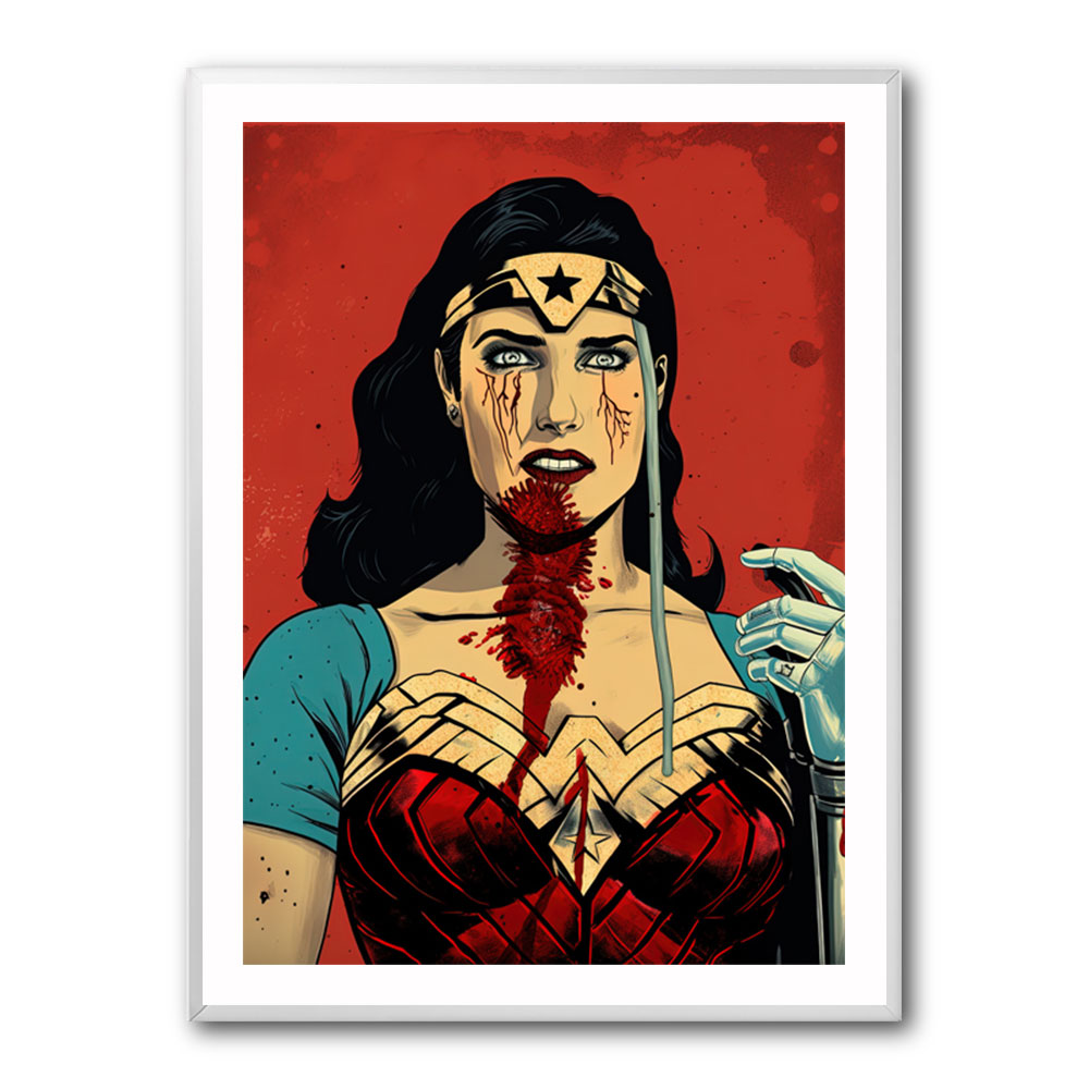 Wonder Women Grunge Pop Wall Art