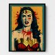 Wonder Women Grunge Pop 1 Wall Art