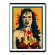 Wonder Women Grunge Pop 1 Wall Art