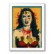 Wonder Women Grunge Pop 1 Wall Art