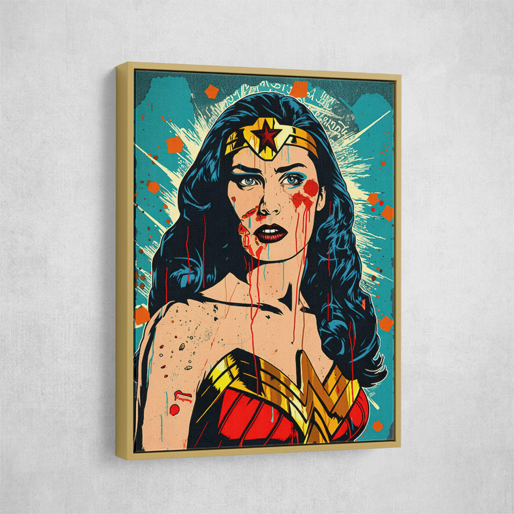 Wonder Women Grunge Pop 2 Wall Art Wonder Women Grunge Pop 2 Wall Art
