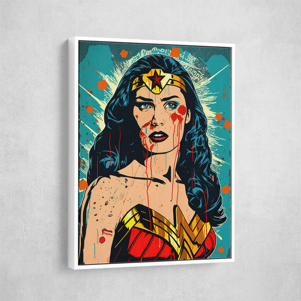 Wonder Women Grunge Pop 2 Wall Art Wonder Women Grunge Pop 2 Wall Art