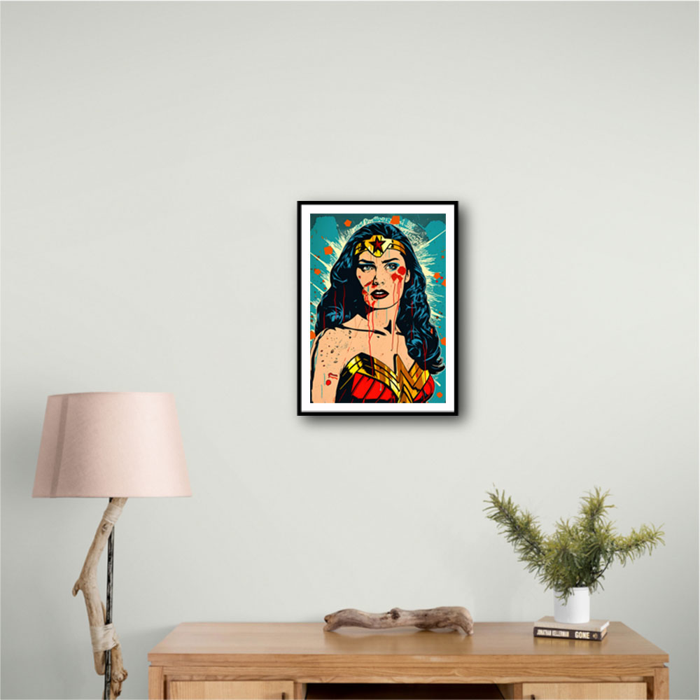 Wonder Women Grunge Pop 2 Wall Art Wonder Women Grunge Pop 2 Wall Art