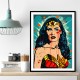Wonder Women Grunge Pop 2 Wall Art Wonder Women Grunge Pop 2 Wall Art
