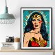 Wonder Women Grunge Pop 2 Wall Art