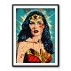 Wonder Women Grunge Pop 2 Wall Art Wonder Women Grunge Pop 2 Wall Art