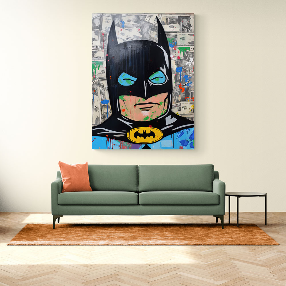 Batman Graffiti Wall Art