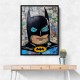 Batman Graffiti Wall Art