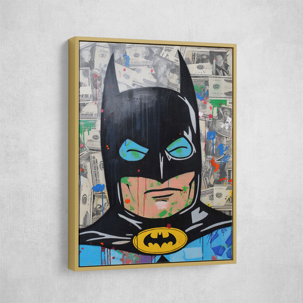 Batman Graffiti Wall Art