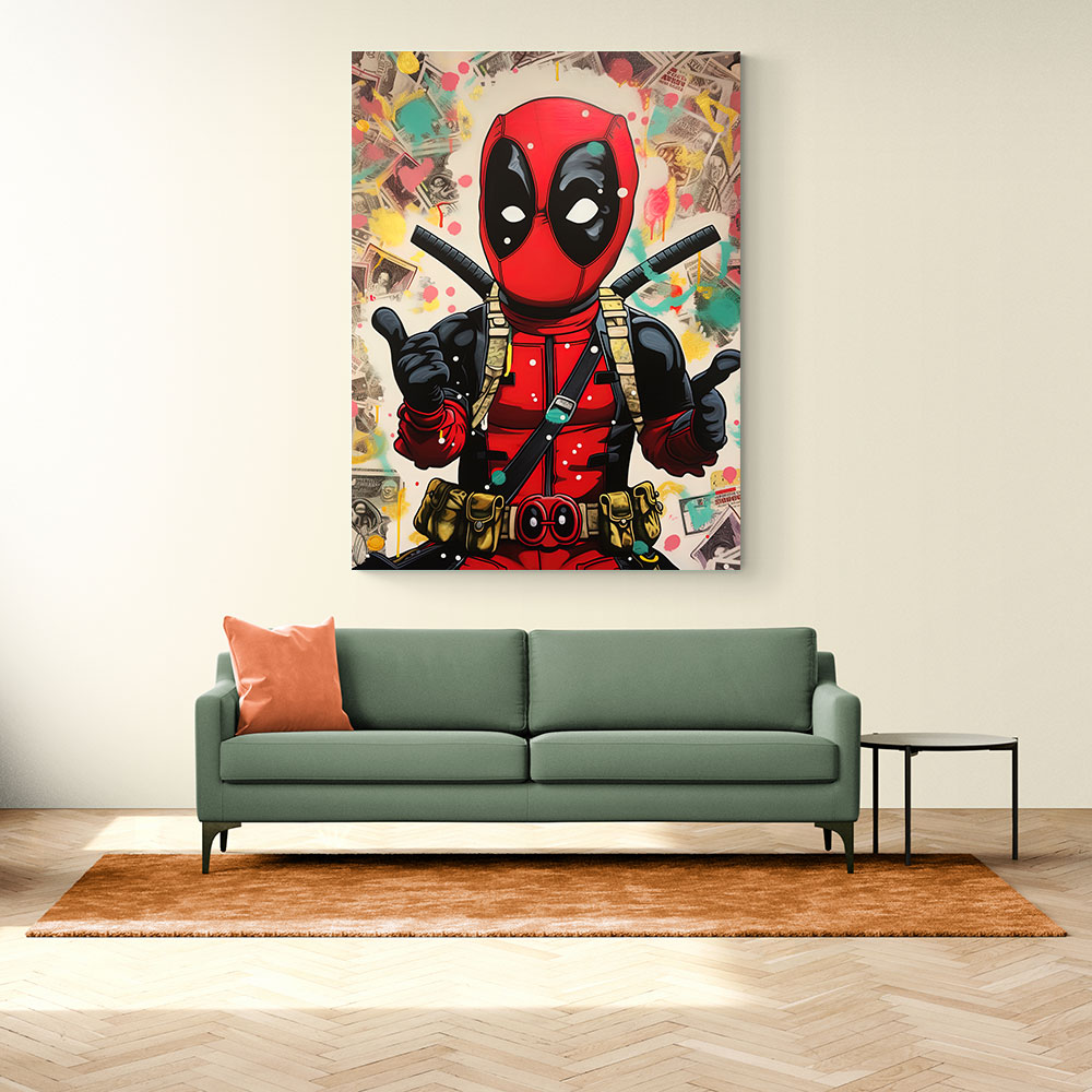 Deadpool Graffiti 1 Wall Art