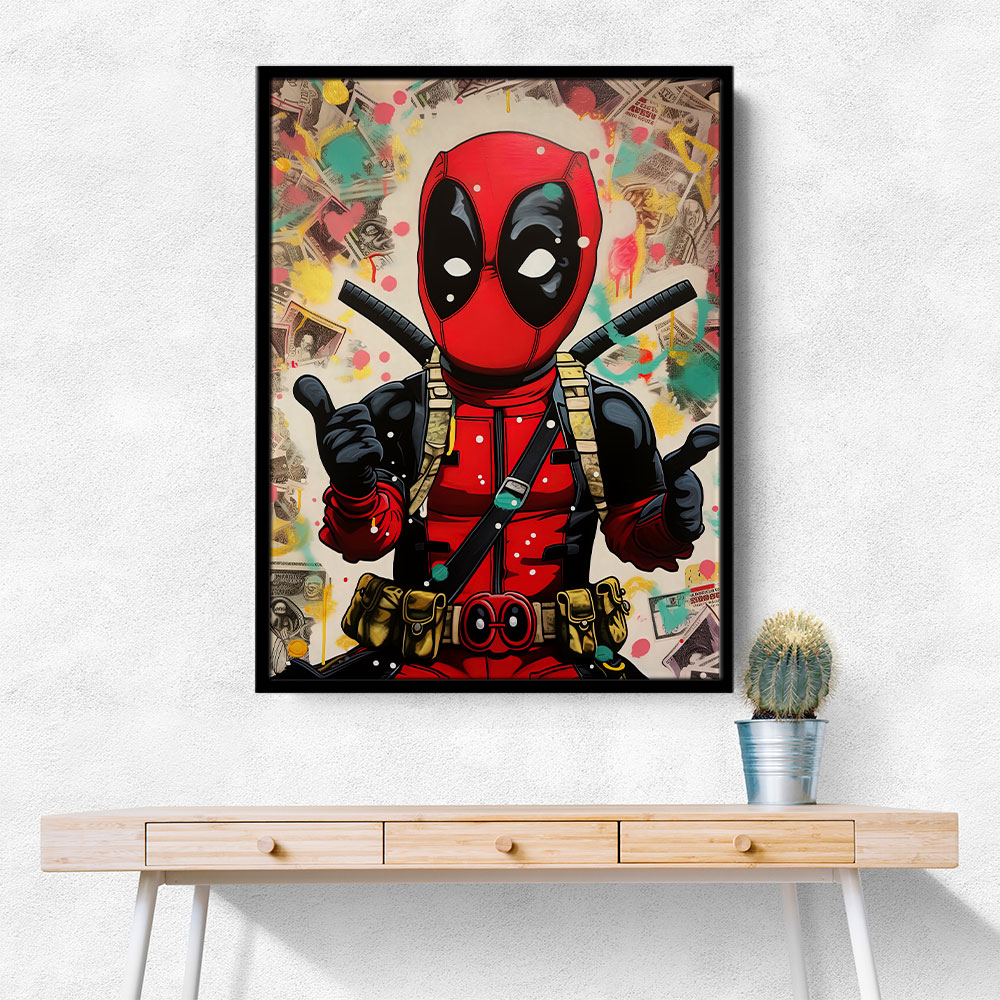 Deadpool Graffiti 1 Wall Art