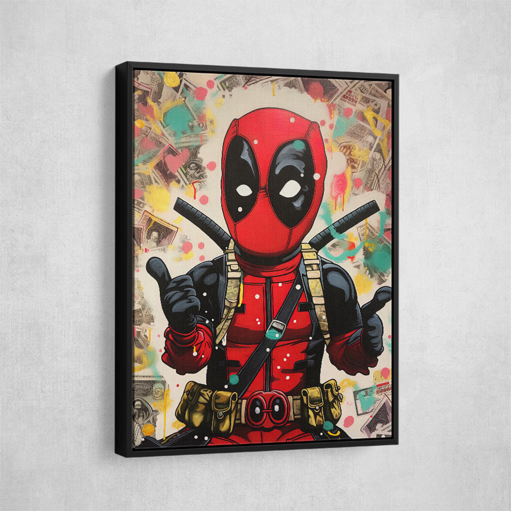 Deadpool Graffiti 1 Wall Art