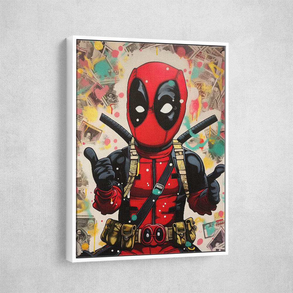 Deadpool Graffiti 1 Wall Art