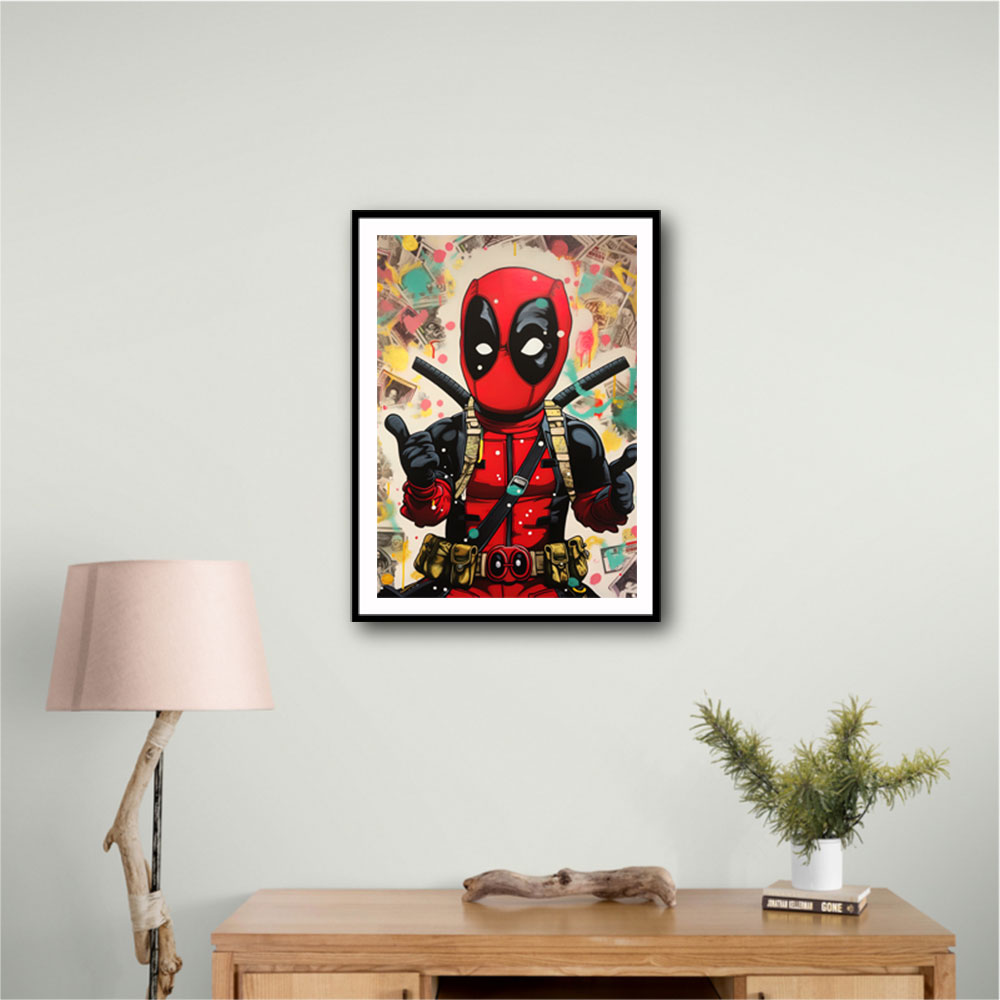 Deadpool Graffiti 1 Wall Art