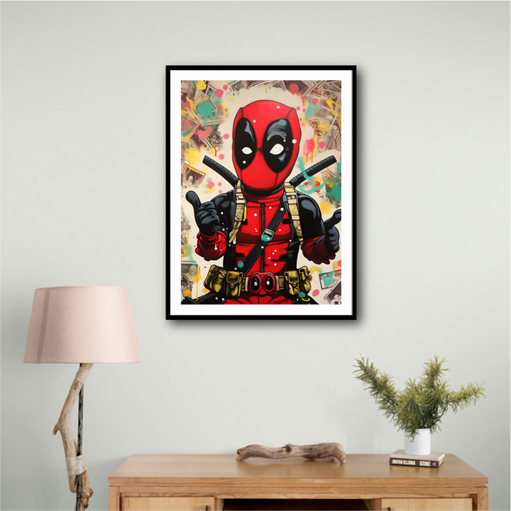 Deadpool Graffiti 1 Wall Art