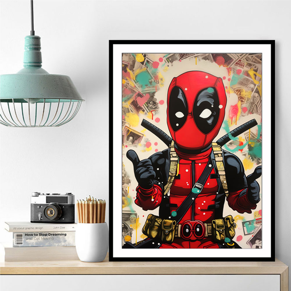 Deadpool Graffiti 1 Wall Art