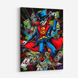 Superman Graffiti Style Wall Art