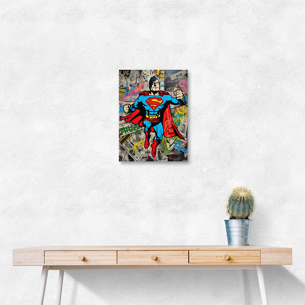 Superman Graffiti Style 1 Wall Art