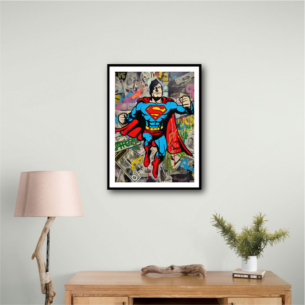 Superman Graffiti Style 1 Wall Art