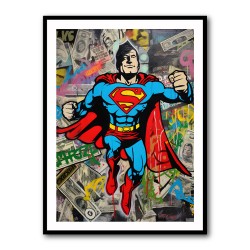 Superman Graffiti Style 1 Wall Art