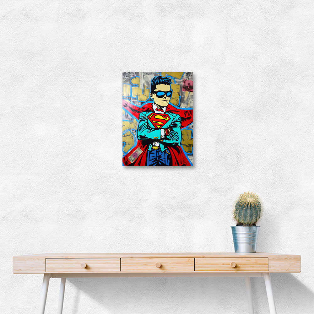 Superman Graffiti Style 2 Wall Art