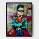 Superman Graffiti Style 2 Wall Art